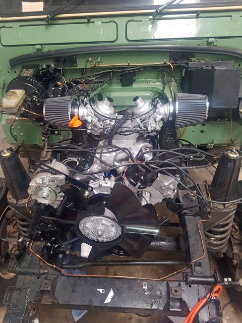 Land Rover 3.5 V8 motorfelújítás