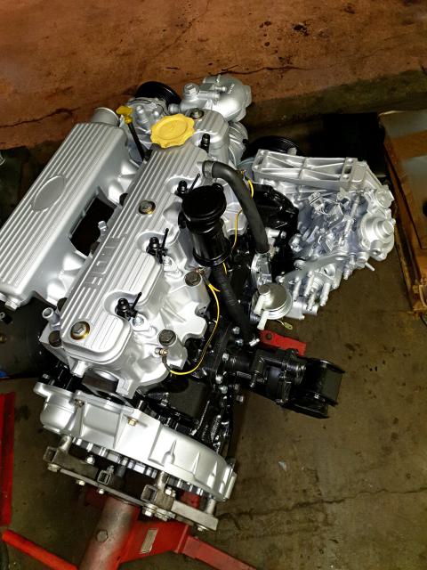 Land Rover 300Tdi motor beépítés előtt