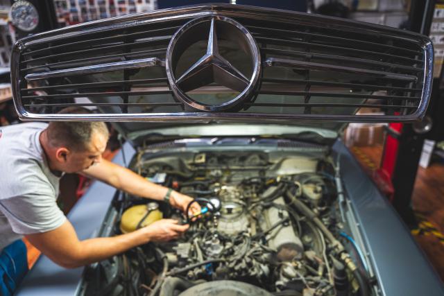 Mercedes-Benz M117 V8 K-Jetronic diagnosztika