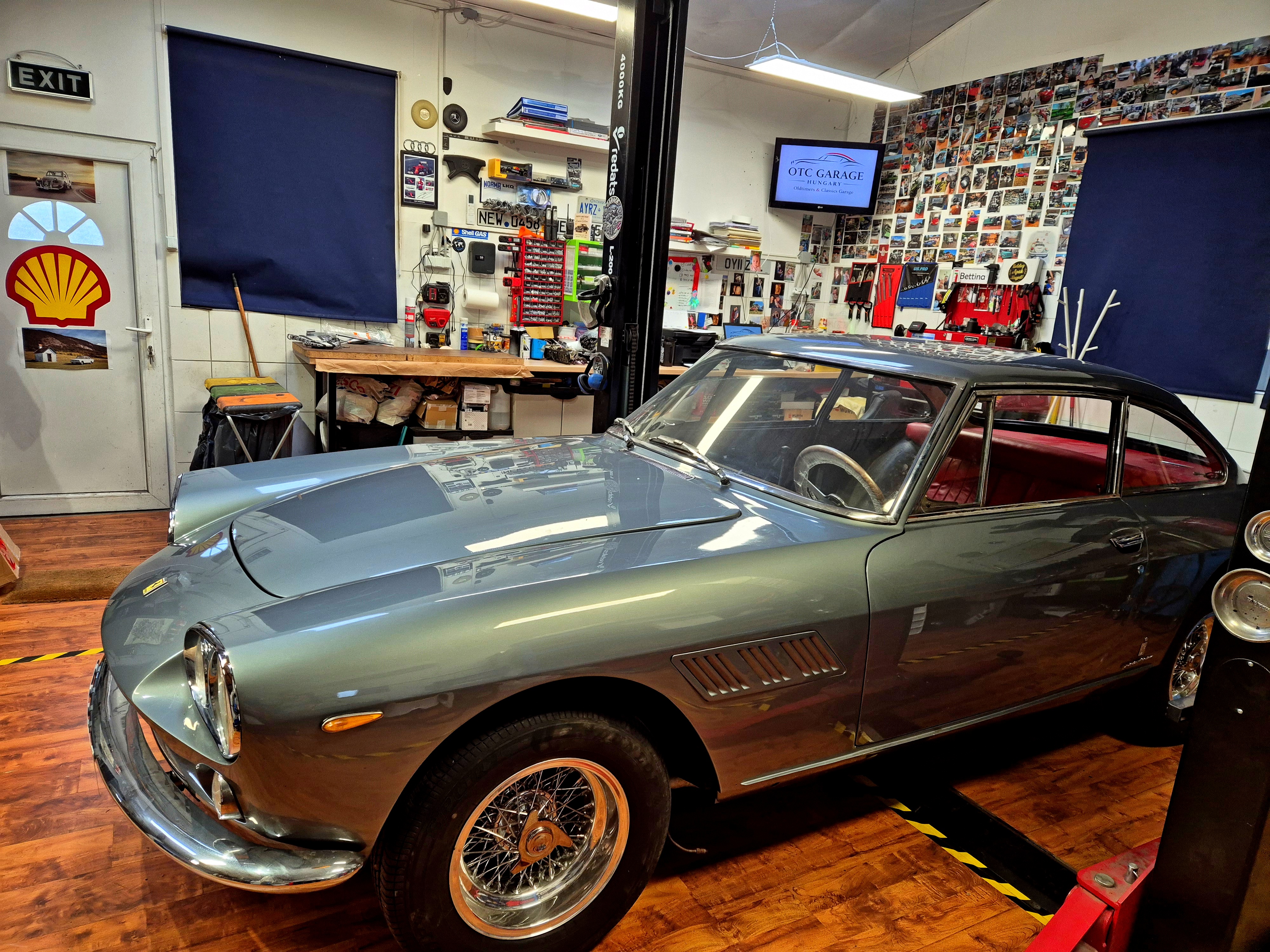 Ferrari 330 GT 2+2 chassis 6169 restaurálási projekt