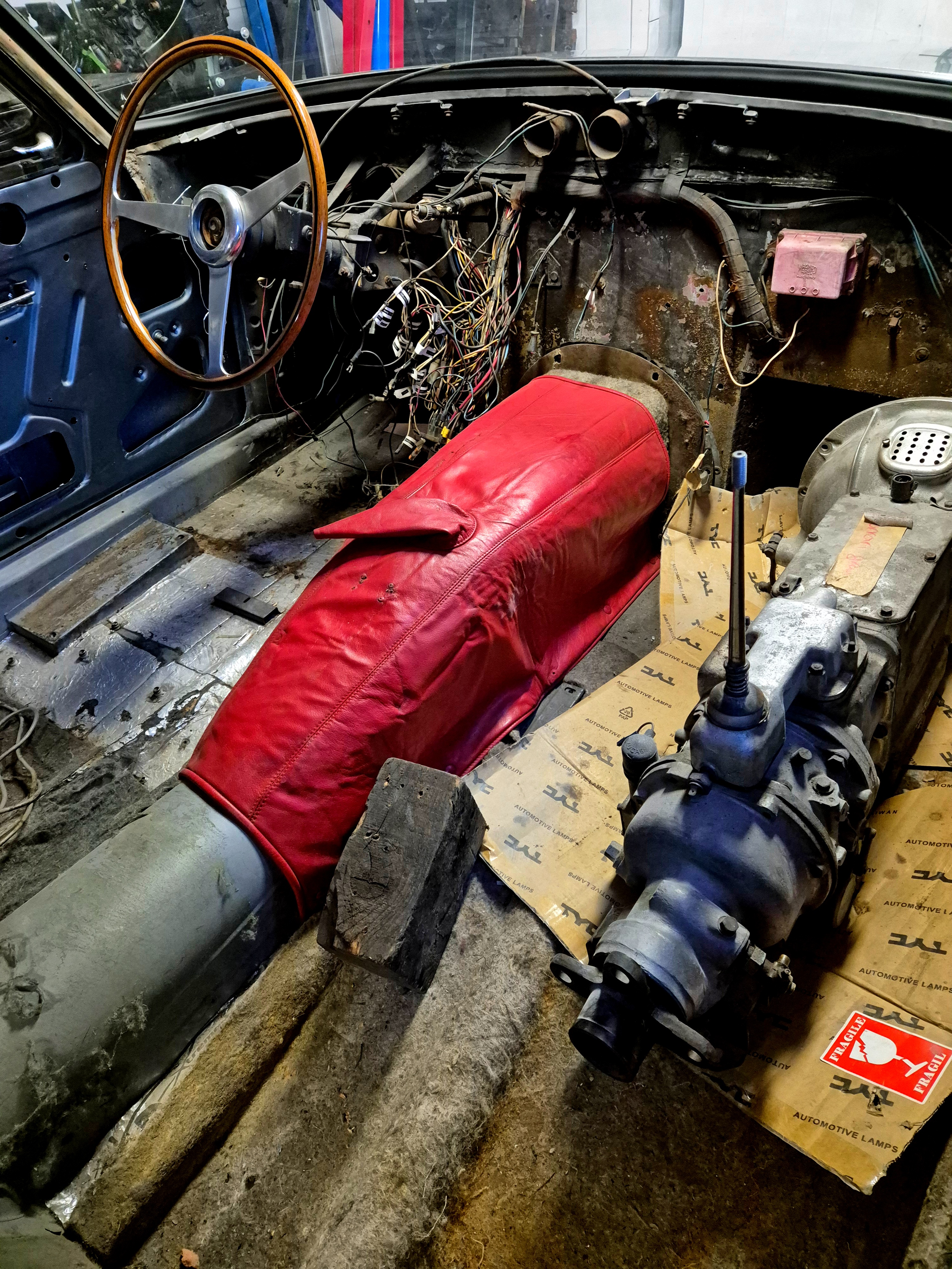 Ferrari 330 GT interior