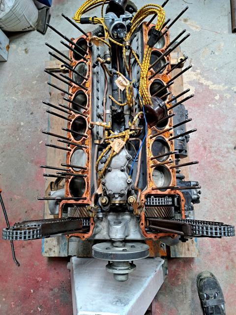 Lagonda V12 De Ville motor állapot
