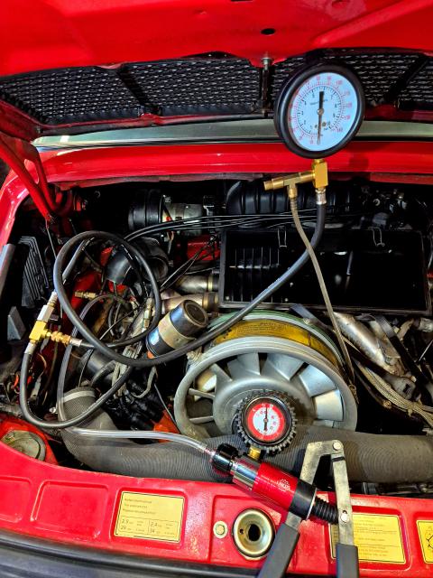 Porsche 911 2.7 Targa K-Jetronic system setup