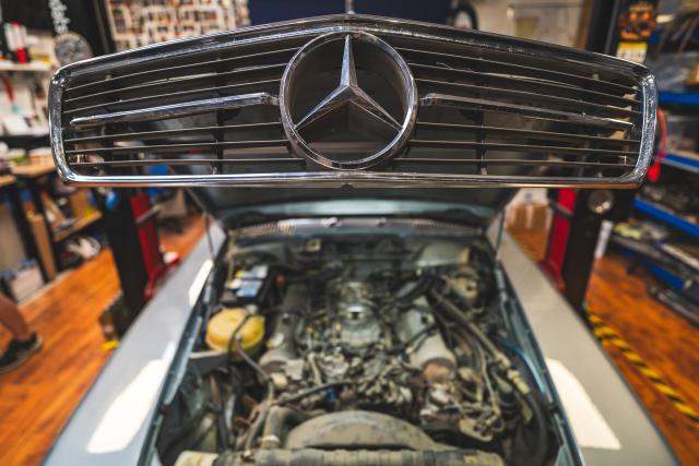 Mercedes-Benz R107 500 SL M117 Bosch K-Jetronic hibakeresés